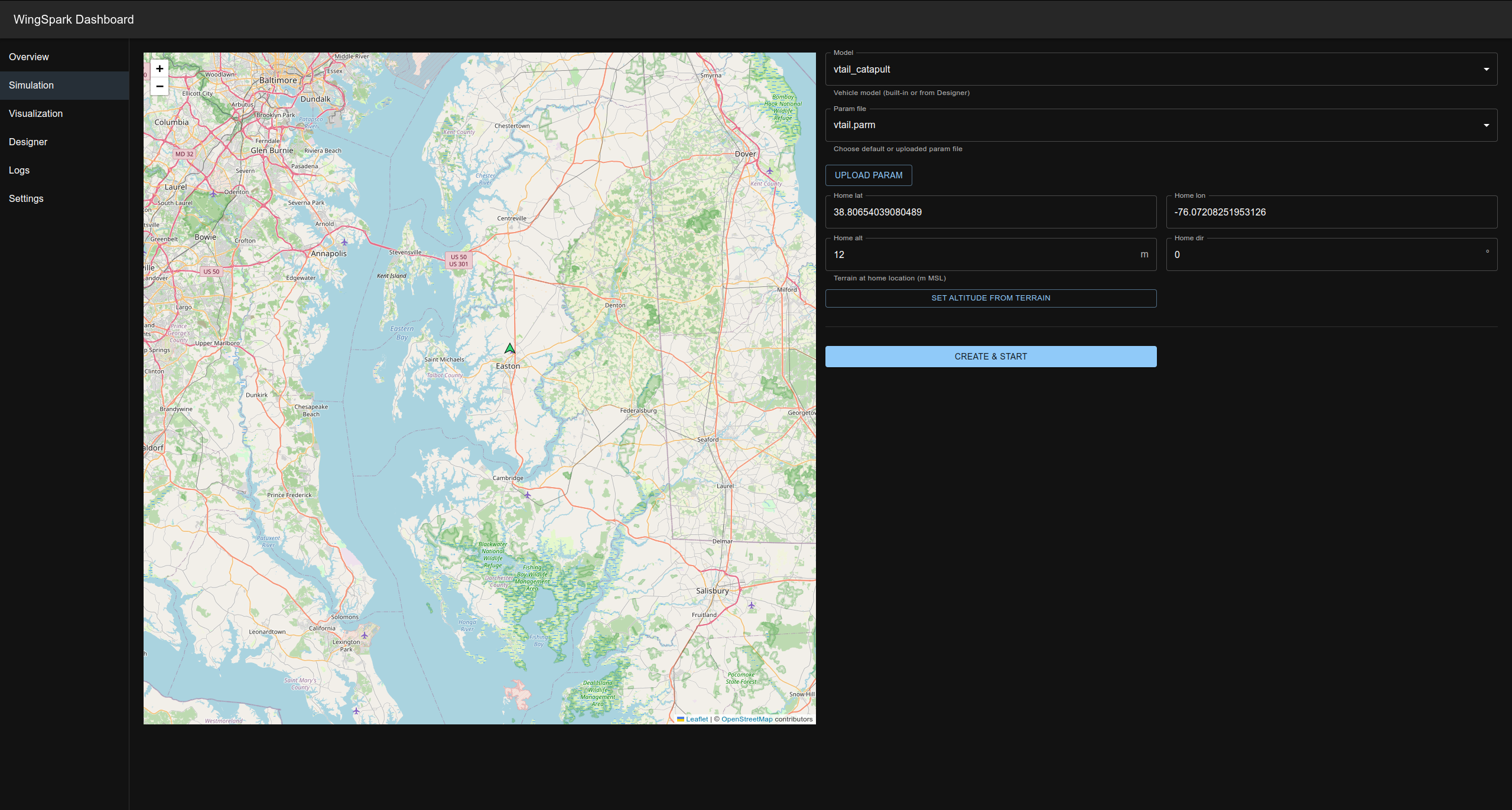 Application and user interface sample